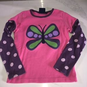 Mini Boden butterfly shirt size 5/6